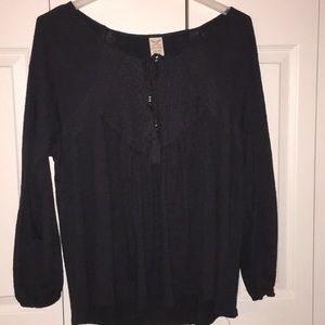 Long sleeve Boho style top